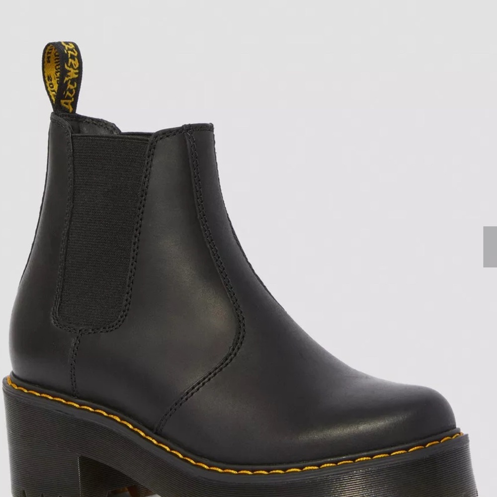 Dr. Martens Black Leather Ankle Boots